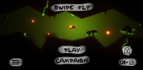 Swipe Fly : survive the cave