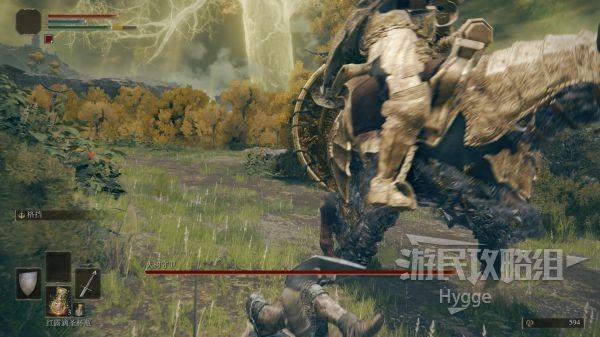 《艾尔登法环》大树守卫打法介绍。