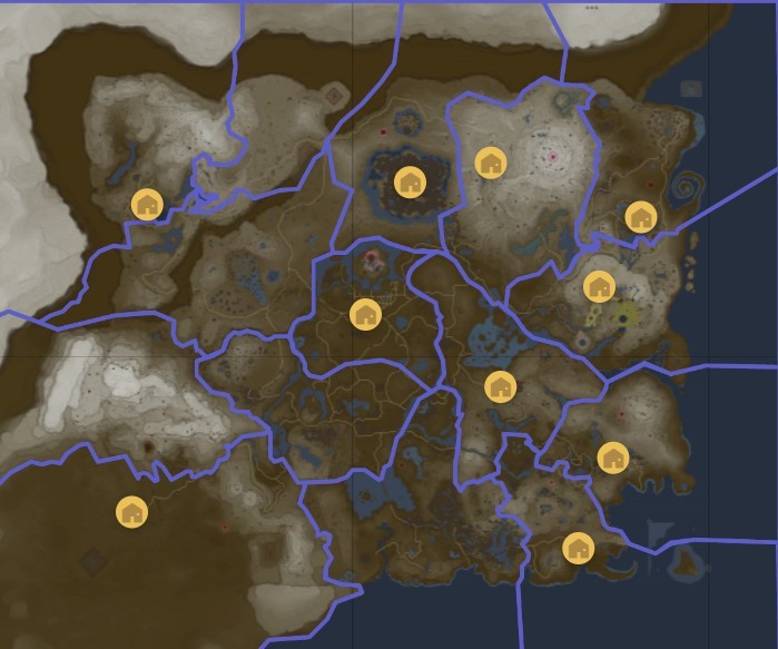 《王国之泪》地图攻略