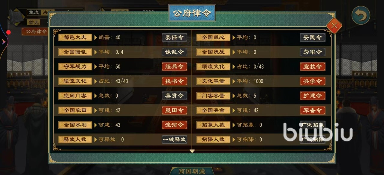 大周列国志诸侯相王条件是什么 大周列国志诸侯相王攻略解析