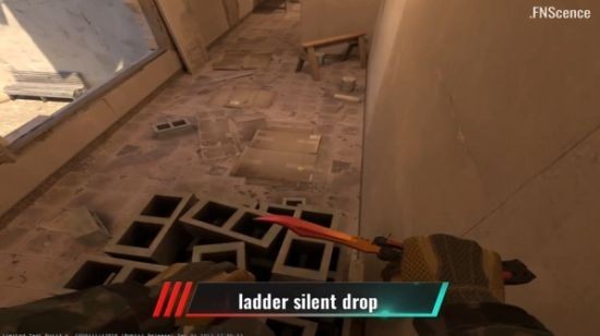 CS2技巧:静音落地点位攻略