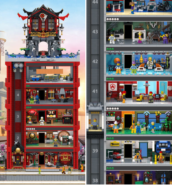 《LEGO® Tower（乐高大厦）》好不好玩？一起打造真正的积木大厦吧！