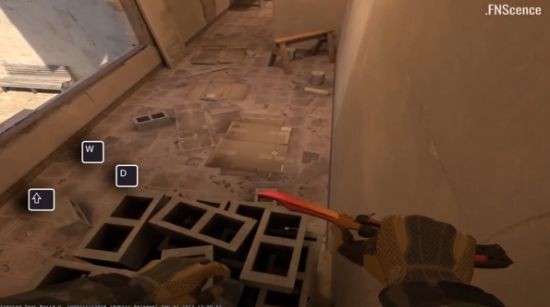 CS2技巧:静音落地点位攻略