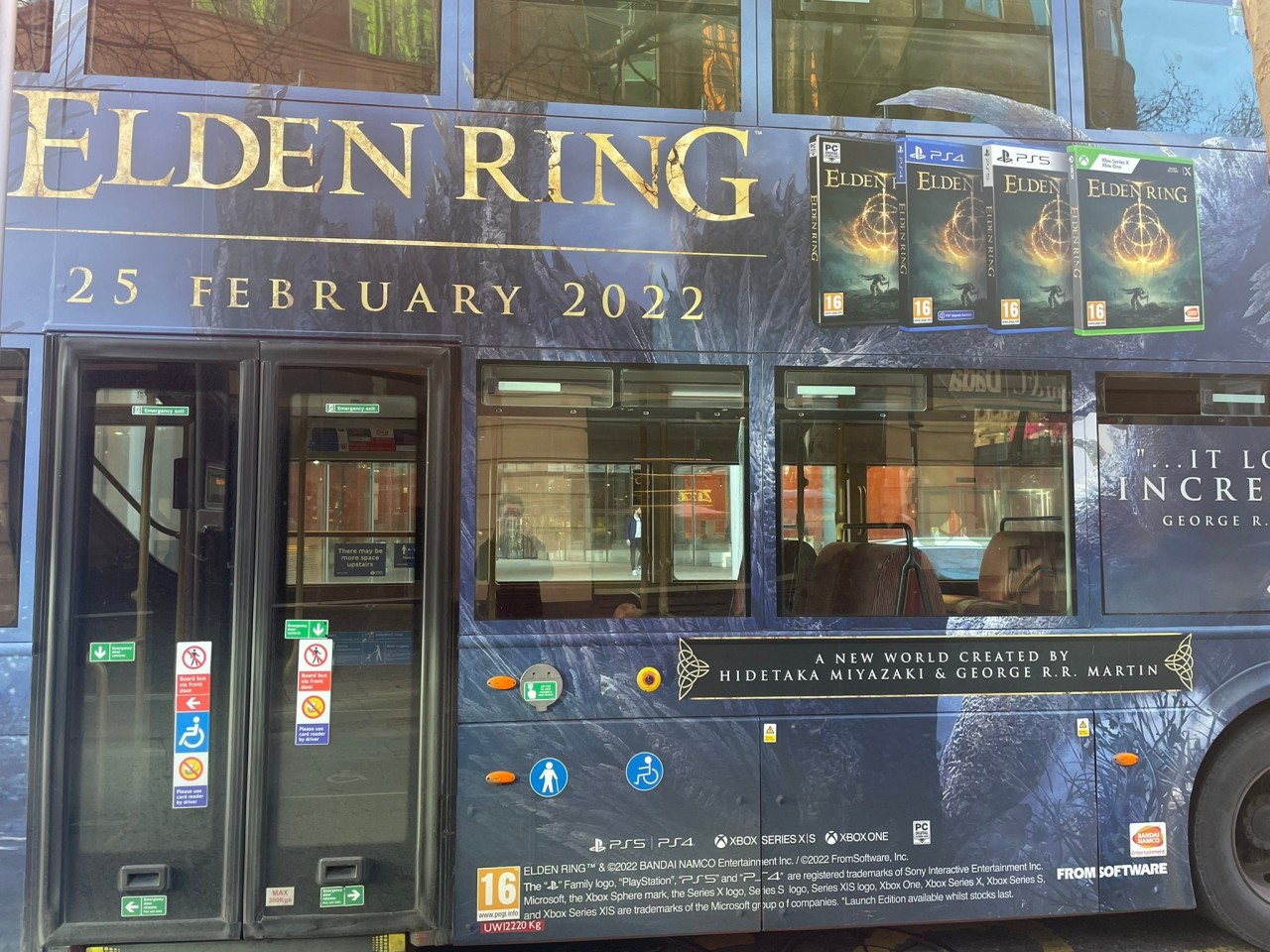 《艾尔登法环》宣传巴士现身英国