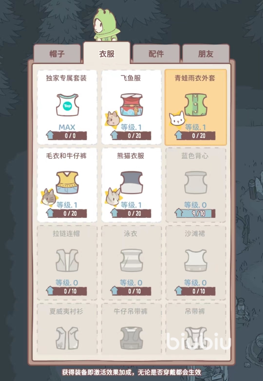 猫咪和汤装备用穿分享 猫咪和汤装备有什么