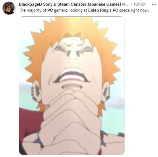 《艾尔登法环》PC配置公布后，玩家们的反应。。。