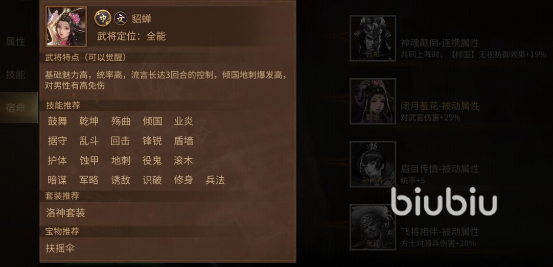 朕的江山2貂蝉怎么样 貂蝉培养方法及技能实力解析