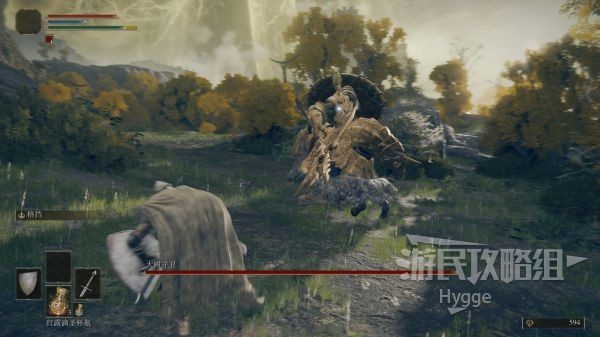 《艾尔登法环》大树守卫打法介绍。