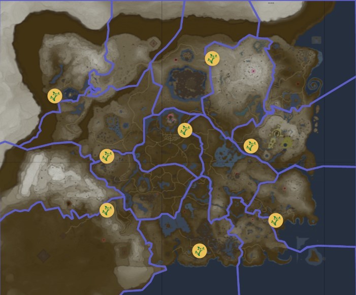 《王国之泪》地图攻略