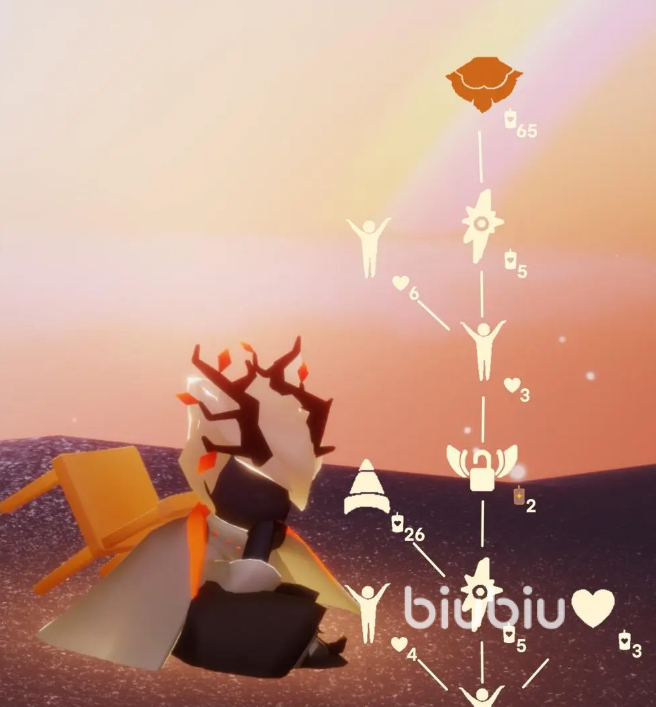 光遇红色斗篷先祖兑换图分享 光遇旅行先祖位置与可兑换内容