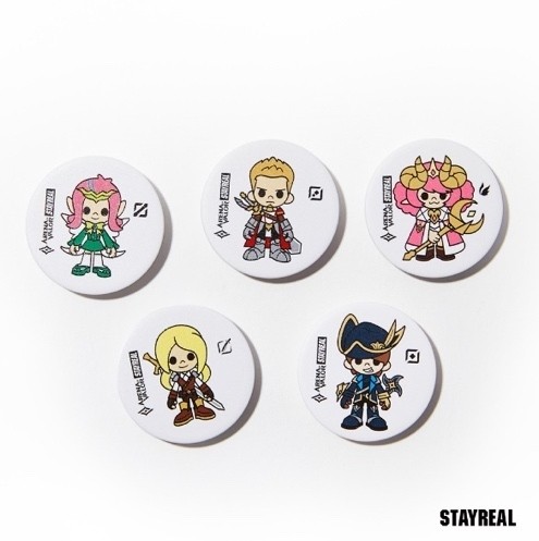 《传说对决》联合「STAYREAL」跨界推出角色萌版肖像 T恤