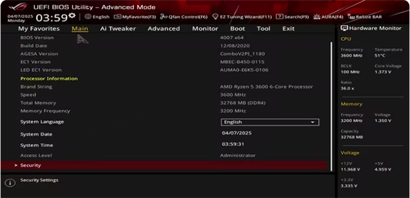 PC开启安全启动步骤