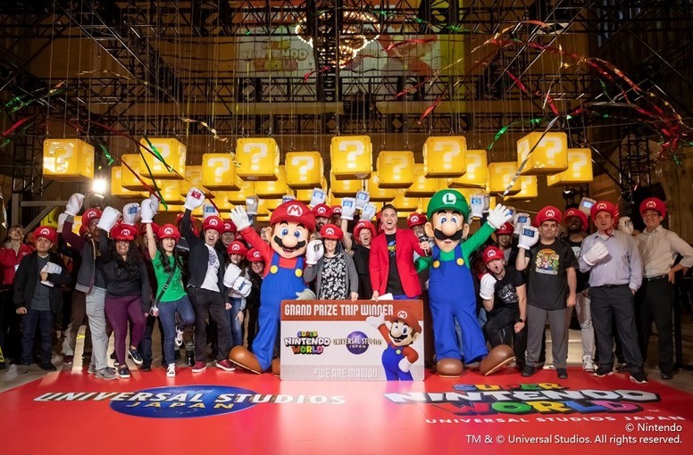 日本环球影城 Super Nintendo World 在纽约抢先举行「敲砖块」宣传活动