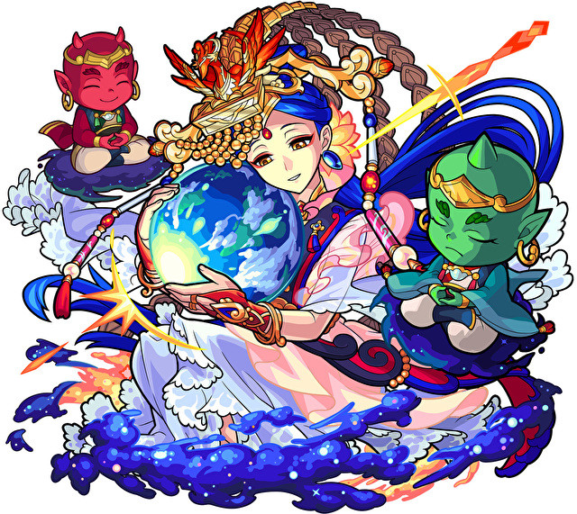 《怪物弹珠》开放繁中版限定角色「妈祖」兽神化 宣布与动画电影《PROMARE》合作