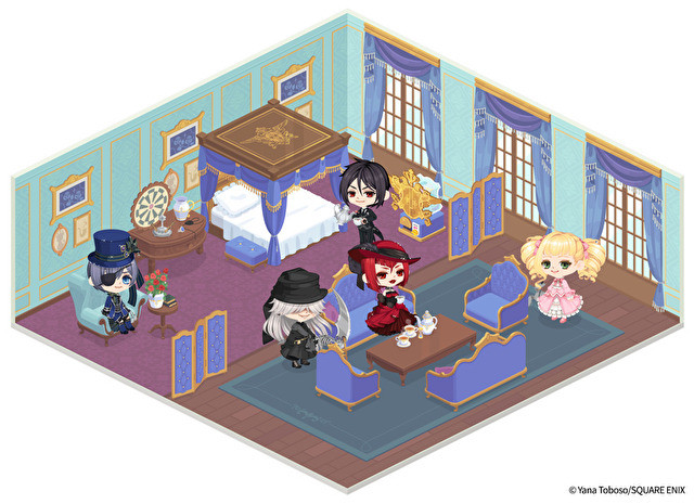 《LINE PLAY》x《黑执事》展开合作 期间限定开放以英国花园为主题的公园广场