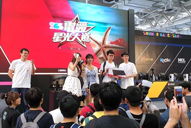 《NBA 2K19》等在台湾夏日电玩展现场赛况