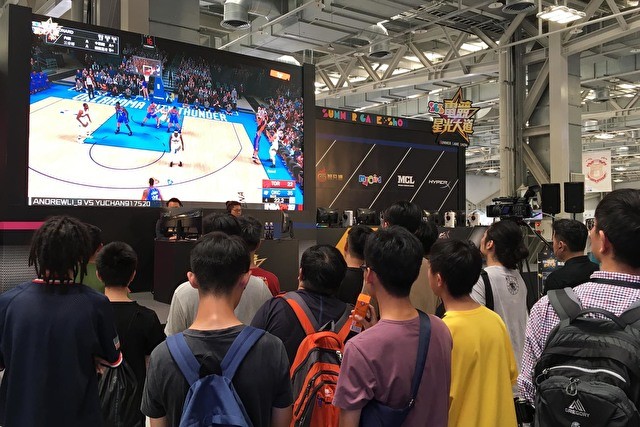 《NBA 2K19》等在台湾夏日电玩展现场赛况