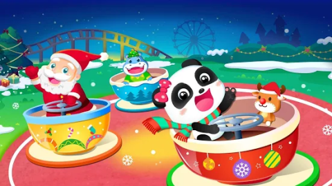 Baby Panda's Carnival - Christmas Amusement Park