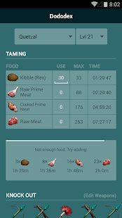 Dododex 方舟：生存进化驯服计算器
