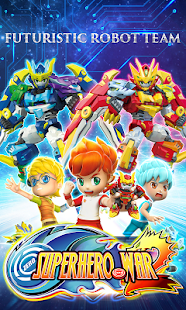 Superhero War: Robot Fight - City Action RPG