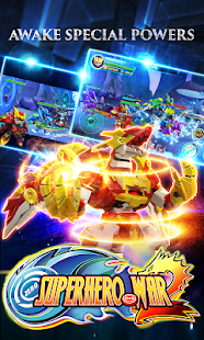 Superhero War: Robot Fight - City Action RPG