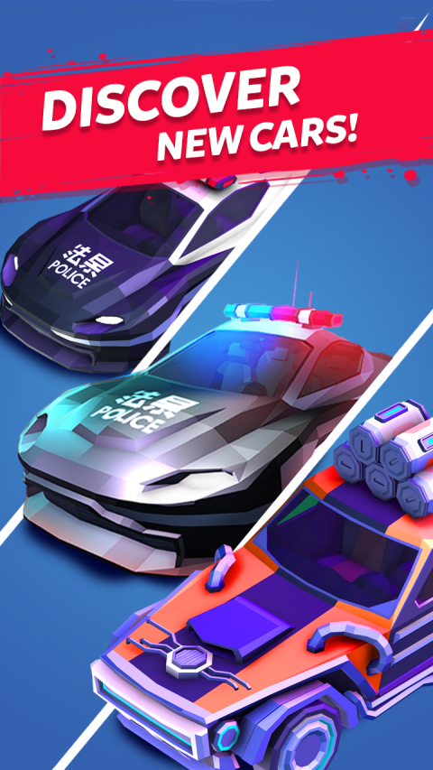 Merge Cyber Cars: Sci-fi Punk Future Merger