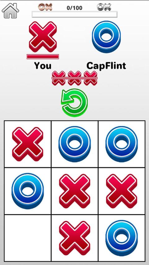 Tic Tac Toe 2 player games  tip toe 3d tic tac toe