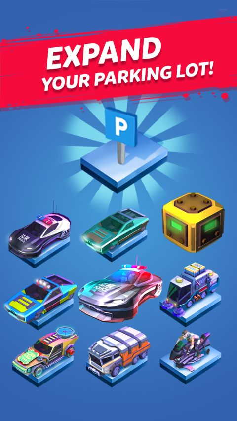 Merge Cyber Cars: Sci-fi Punk Future Merger