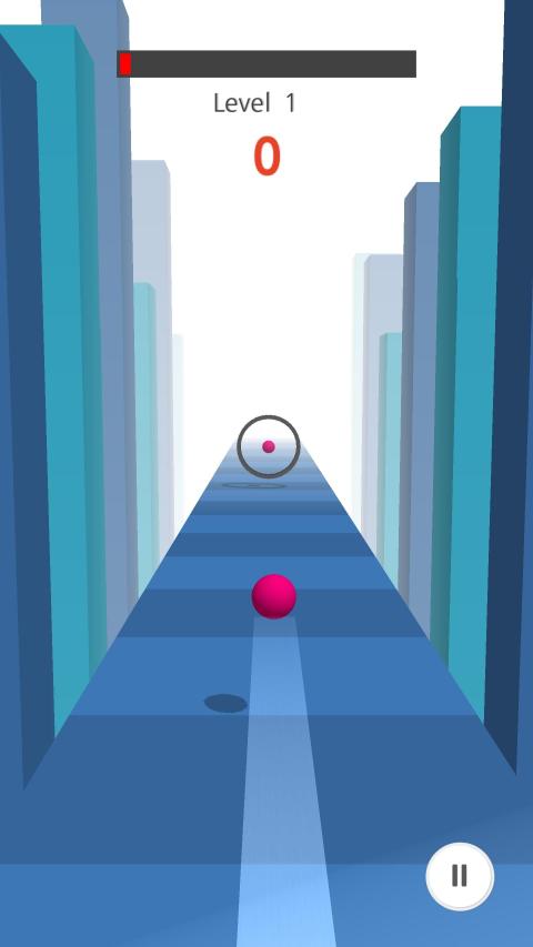 런닝볼 - 무제한 블록 피하기 게임