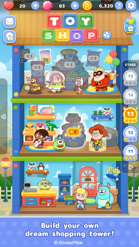 LINE皮克斯小镇（日服）