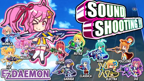 SOUND SHOOTING!! - Rhythm Action & 2D Shooter