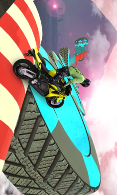 不可能的摩托车轨道