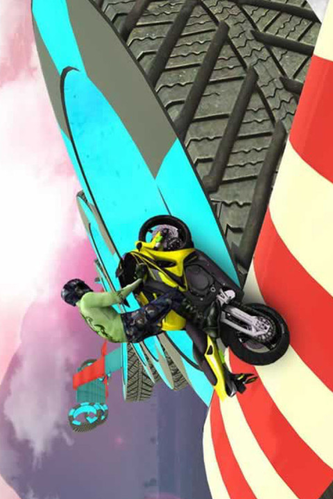 不可能的摩托车轨道