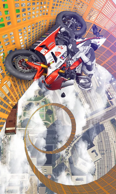 不可能的摩托车轨道