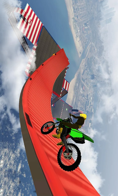 不可能的摩托车轨道