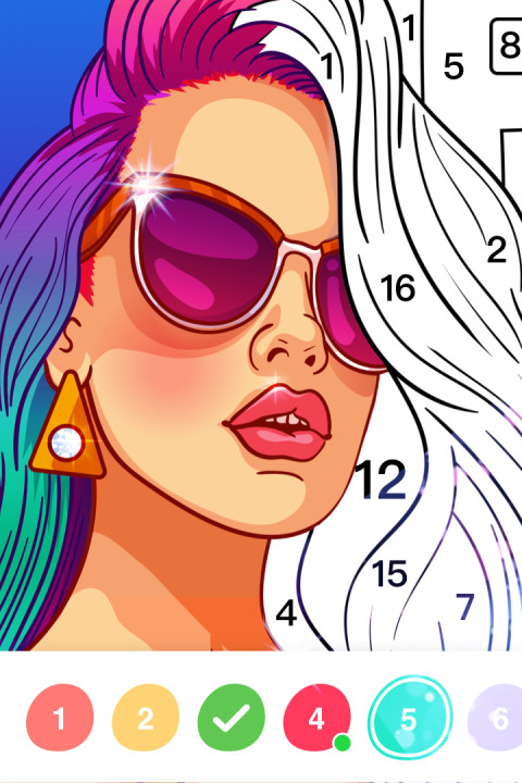 艺术数字填色书