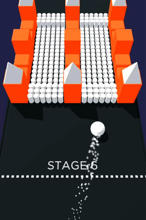 彩色躲避球球3D