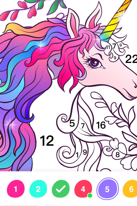 艺术数字填色书