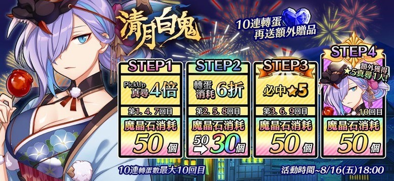 《境界之诗 Tactics》「霜月花火．真寻」怎样可以获免费得？