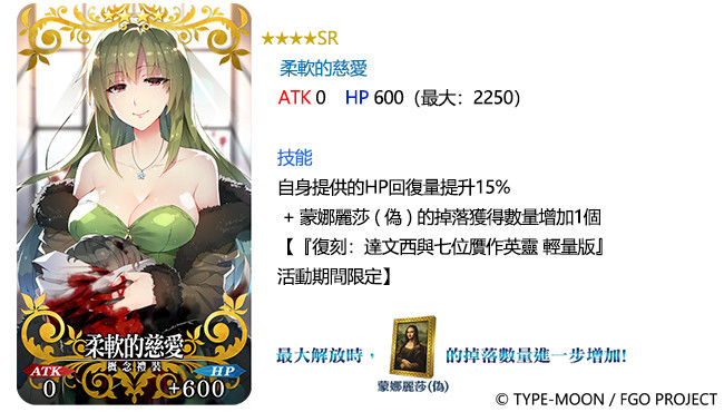 《Fate/Grand Order》复刻活动「达文西与七位贗作英灵轻量版」开启