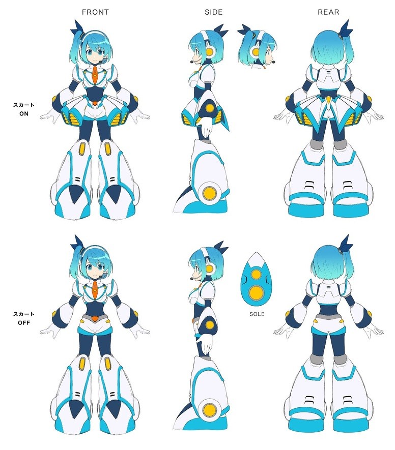 《洛克人 X DiVE》武器创意设计大赛 游戏角色莉可你要怎么画？_biubiu加速器