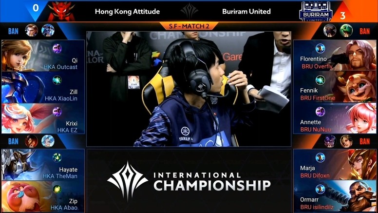 《传说对决》AIC 国际赛赛况速报 HKA 止步四强