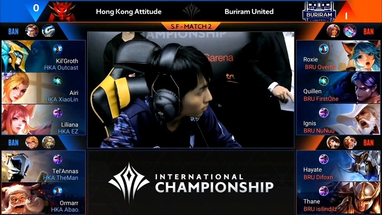 《传说对决》AIC 国际赛赛况速报 HKA 止步四强