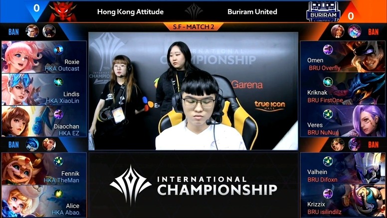 《传说对决》AIC 国际赛赛况速报 HKA 止步四强