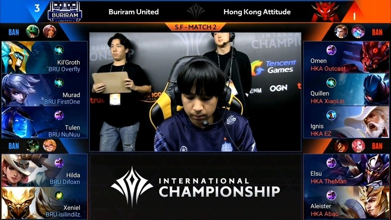 《传说对决》AIC 国际赛赛况速报 HKA 止步四强