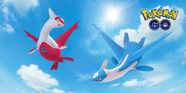 《Pokemon GO》神奥地区龙属性和超能力属性神兽降临团体战