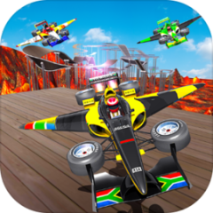 Flying Formula Car Ramp Stunts