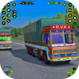 Indian Cargo Truck Driving