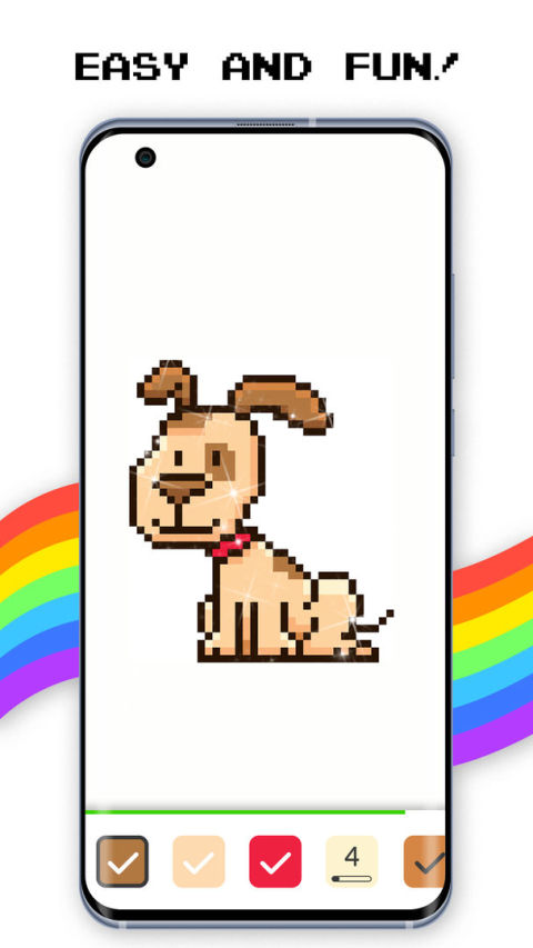 Dino Fun - Color By Numer