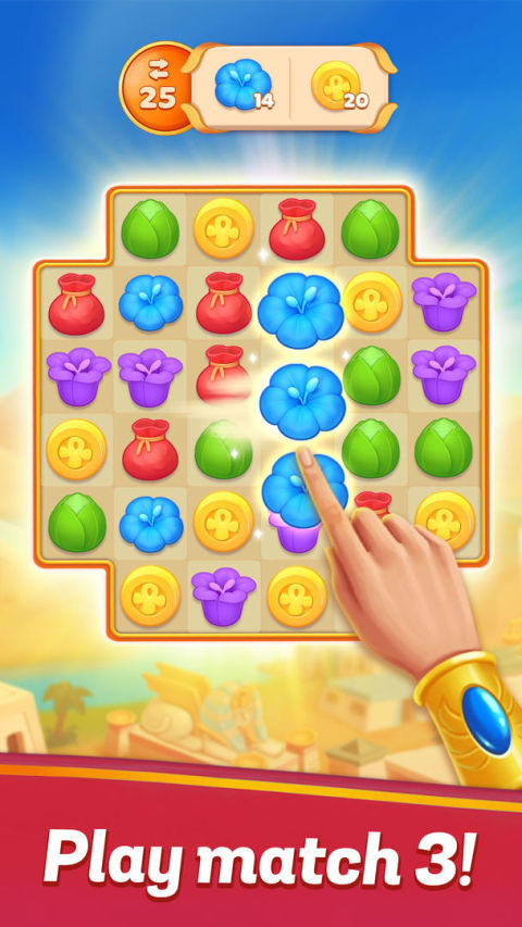 Cradle of Empires Match-3 Game